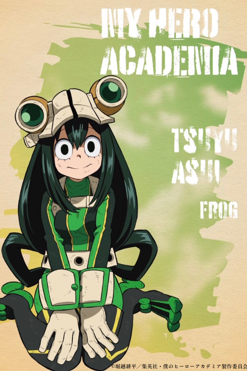 ジャンプ展　ファン感謝デー　記念証 僕のヒーローアカデミア　蛙吹梅雨 ヒーローの休息】 ヒーロープラザのメインビジュアルが新たに変更
