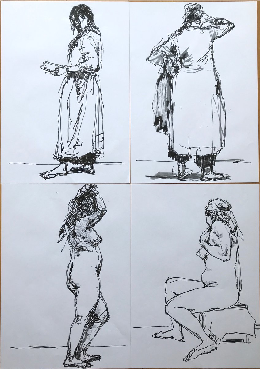 描く枚数は昔の数十分の一にまで落ちている。いかん。じつにいかんよ。 