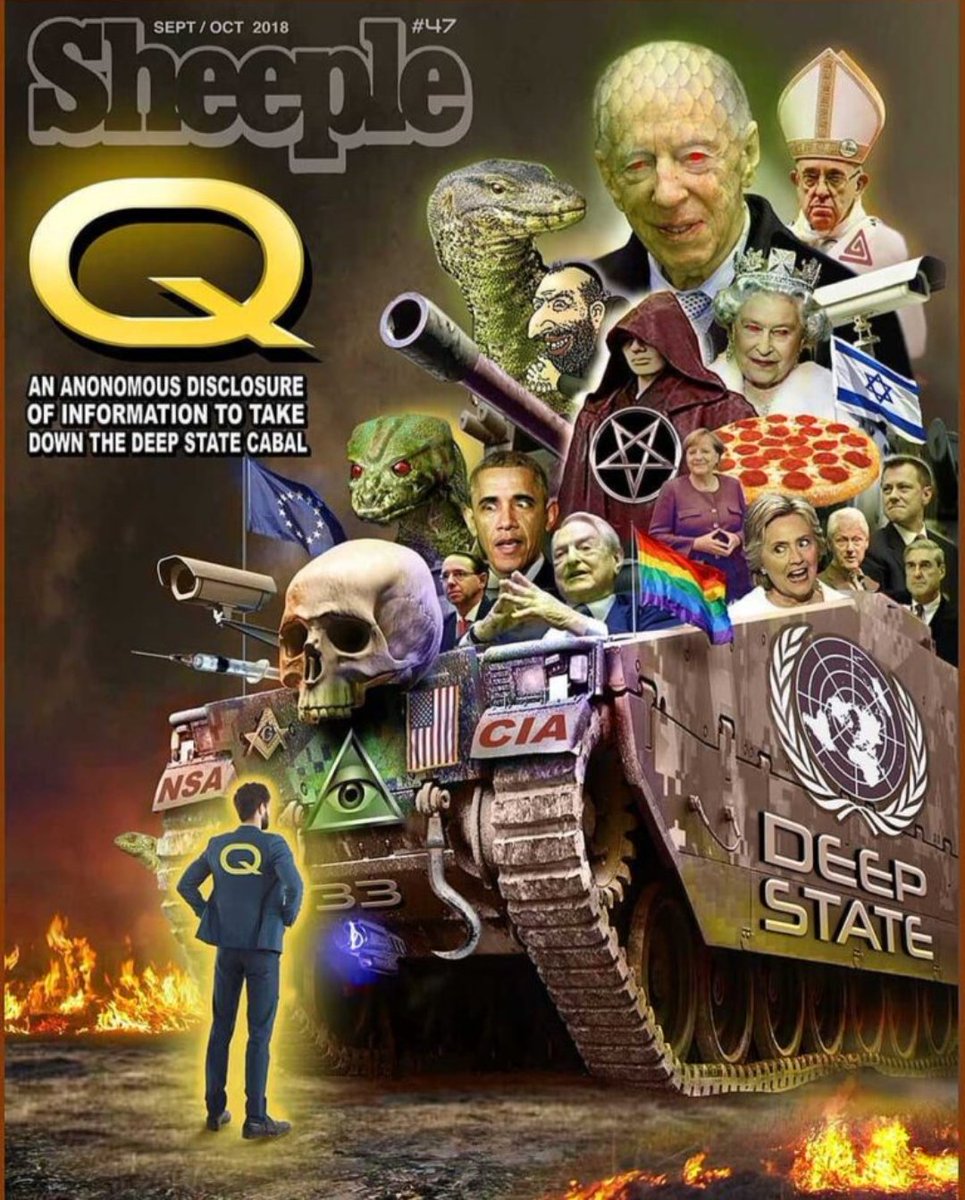 leftchurchcult's tweet photo. Trump is part of the "deep state so he's not "taking it down."
Is David Dees, the artist, really dead?
Q is psyop.
If you are truly awake you'll see π© on the 47th edition + the 33 on the tank.
#daviddees #qanon
#sheeple #trumpcult #brainwashed https://t.co/vVvR0vUvIC