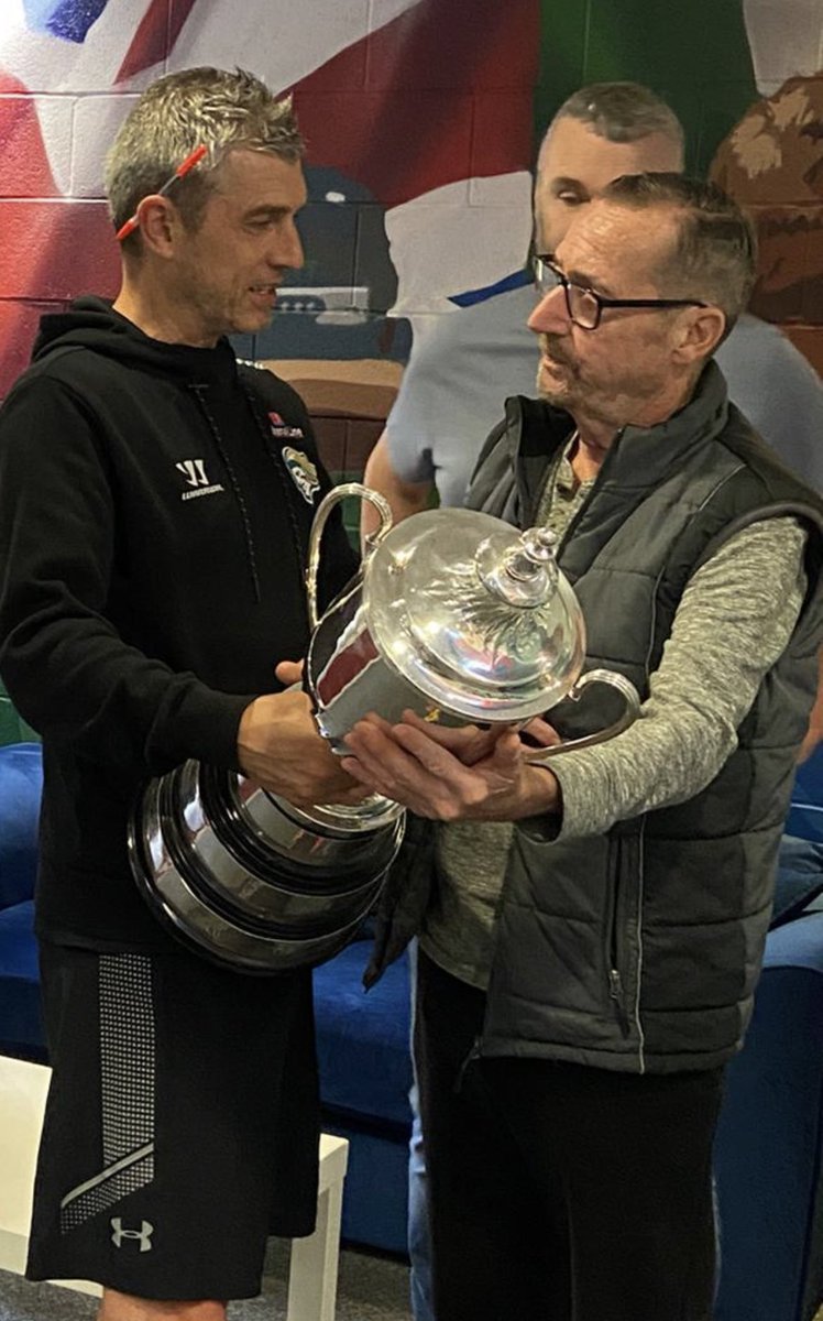 We got to spend time with staff and residents at Farset showing off the trophies, explaining how every player that is in the winning team gets their name on the trophy forever. Check out Farset and see if it’s something you feel like supporting.