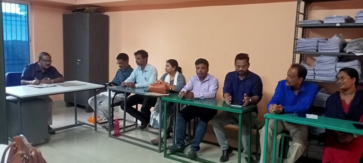 Preparatory meeting under the supervision of our Respected Principal Nalini Ranjan Senapati sir, regarding upcoming Blood donation camp which is going to be held on 9th August 2023