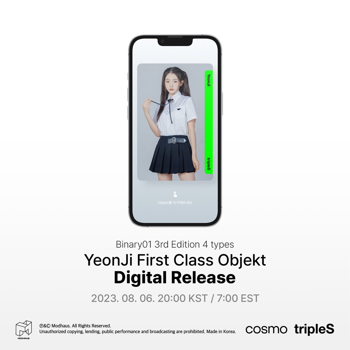 Binary01 3rd Edition 4 types YeonJi First Class Objekt Digital