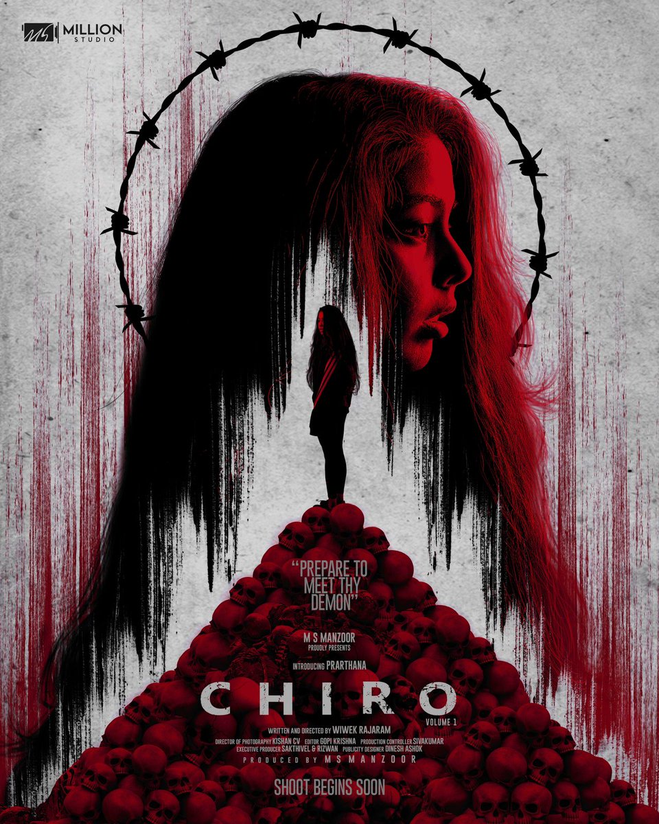 First-Look Poster Of <a href="/millionstudioss/">Million Studio</a>'s Next Movie #chiro

Producer: <a href="/manzoorms/">Manzoor</a>
Director: <a href="/VivekRajaram85/">wiwek Rajaram</a>
Executie Producer: <a href="/Rizwan801/">Rizwan</a>
Editor: <a href="/Gopikri_edit/">Gopikrishna Film Editor</a>
Publicity designer: <a href="/dineshashok_13/">Dinesh_ashok</a>
<a href="/DoneChannel1/">Done Channel</a>