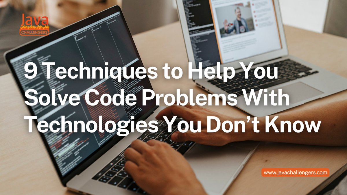 RafaDelNero's tweet photo. Stuck with unfamiliar tech while coding? 🤔💻
Check out my article! Learn strategies to tackle challenges and conquer any coding hurdle like a pro! https://t.co/eLt0PohVDl
#CodingTips #TechSolutions #ProblemSolving #CodeHacks https://t.co/hmA7SoKbDE