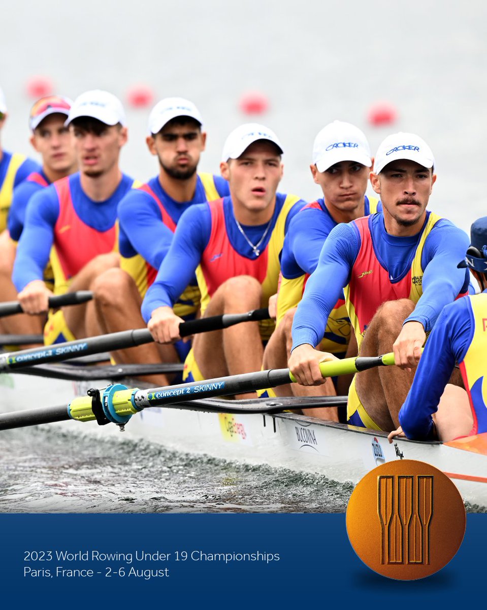 🚩 A-FINAL: Under 19 Men’s Eight (JM8+) 

🥇 Gabriel George (b), Frederick Middleton, Robert Rawlinson, Osian James, Alp Karadogan, Jamie Ginsberg, Felix Peerless, Samuel Scowen (s), Natalia Toms (c), Men's Eight, Great Britain
🥈 Franz Rudolph (b), Tom Olbrich, Lasse Junge, Leo