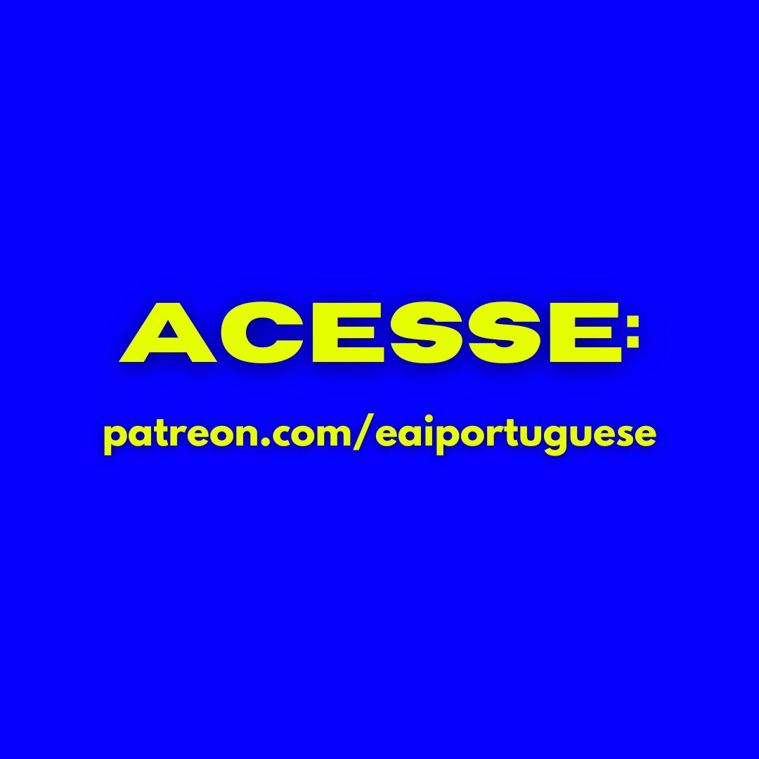 eaiportuguese's tweet photo. Pay monthly to access exclusive contents! Let’s learn 🇧🇷 Portuguese 💙 https://t.co/tPjWv88K0a