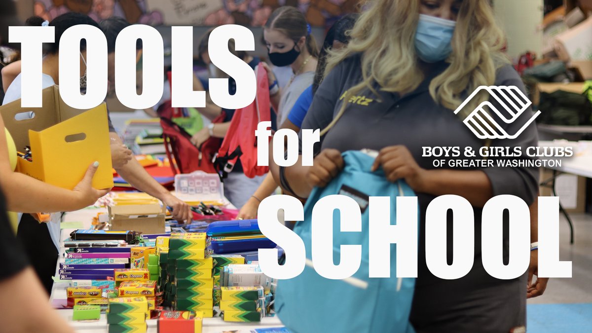 Whether sch supplies or donations to programs like STEM, Club kids need back-to-school support. Give a gift that helps them After School! DONATE &gt;&gt; tinyurl.com/mr2y3c9v today to help BGCGW continue to build futures and changes lives of Greater Washington area kids #GiveToday