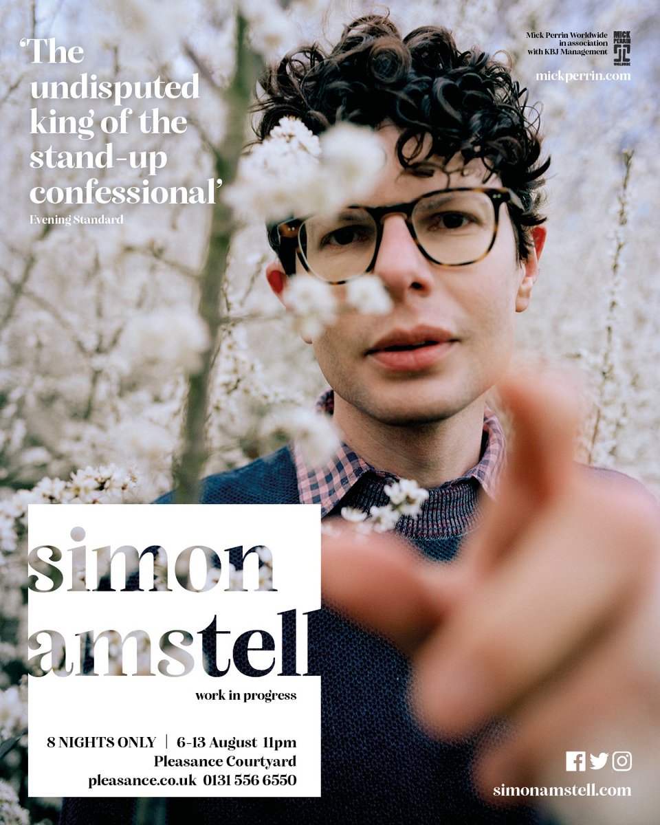 Simon Amstell (@simonamstell) on Twitter photo hello. if you or people you know will be attending the <a href="/edfringe/">Edinburgh Festival Fringe</a> festival, this is a last minute work in progress show that is happening. thank you. hello. if you or people you know will be attending the <a href="/edfringe/">Edinburgh Festival Fringe</a> festival, this is a last minute work in progress show that is happening. thank you.