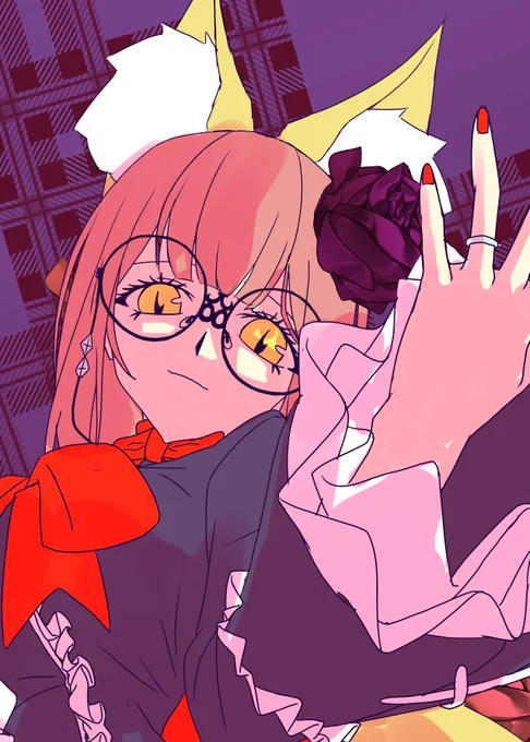 #茜絵巻 ゴスロリVerのWIP