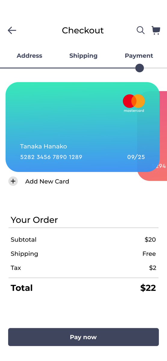 Daily UI #002: Credit Card Checkout
自分の経験談だが、JALで航空券の「購入」ではなく、「予約」だけをしたい時にハラハラした体験があった。全体として何段階あるのか、今自分がどの段階にいるのかがわからなかったからだ。今回はその不安感を払拭するため、ステップインジケーターを表示させた。