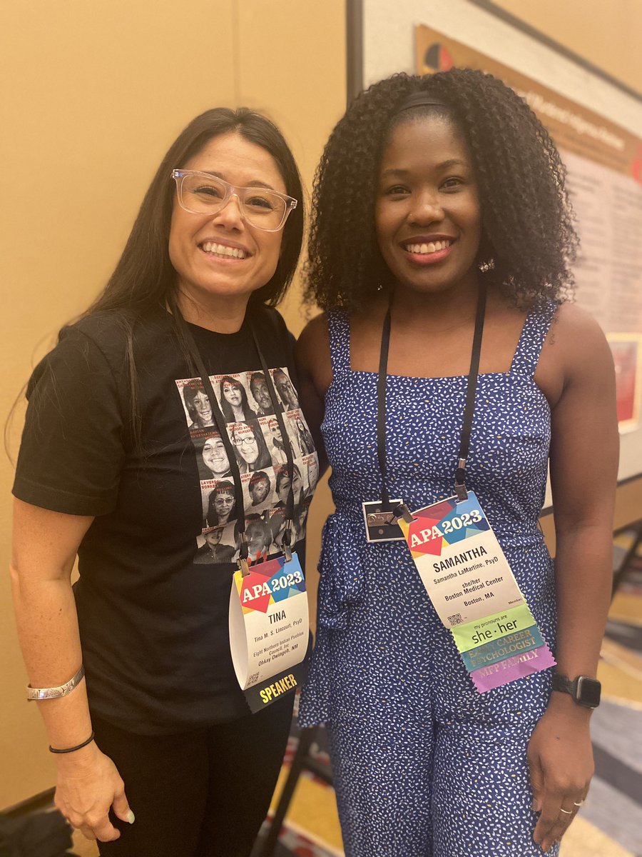 #APA2023 powerful to be with both mentors & leaders as well as the bright futures of psychology. @apadiv45 @APAconvention @DrSherryCWang @APAMFP