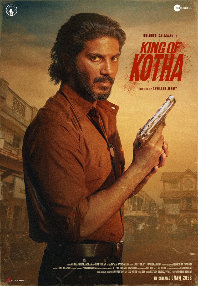DQsWayfarerFilm's tweet photo. Are you ready for this? King of Kotha out in theaters this Onam #KingOfKotha https://t.co/xKeE7cZRiW