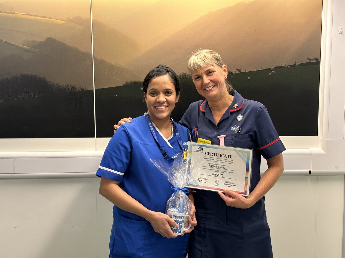 Congratulations to Rachel, Exmoor’s Employee of the month for July. Nominated for her consistent hard work and her support for the team, for remaining calm and always having a smile on her face 😊 Well done 🏆🏅🎉