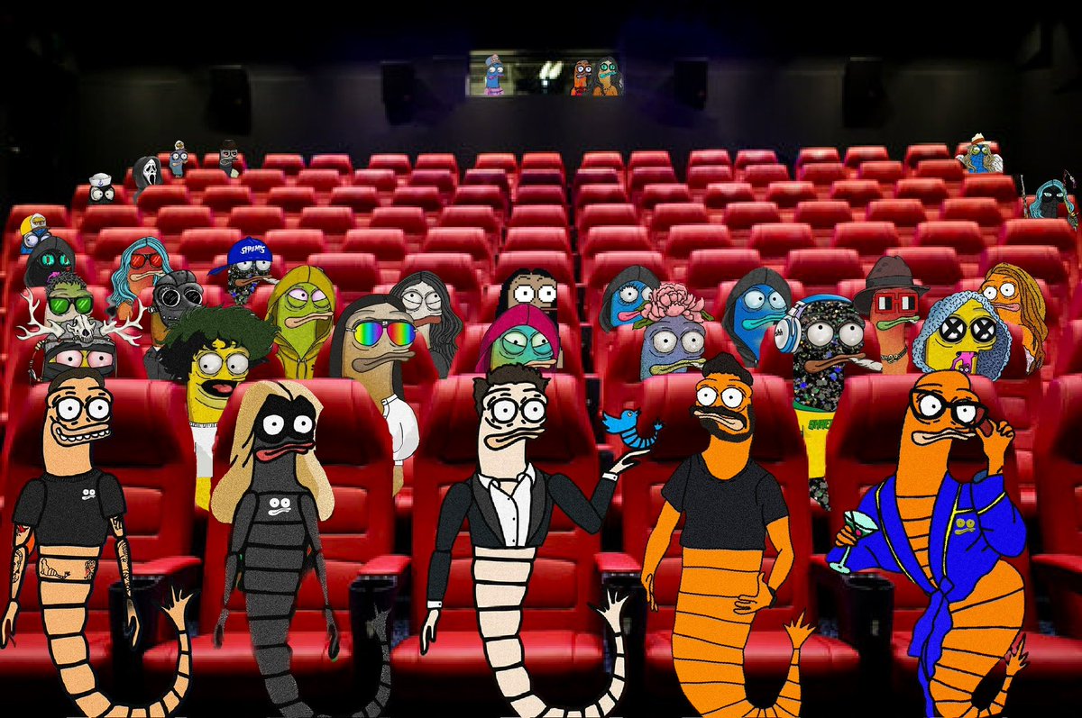 The cinema is starting to fill up! 

Drop your shremp in the comments if you’ll be taking a seat to watch episode 1 of our show!