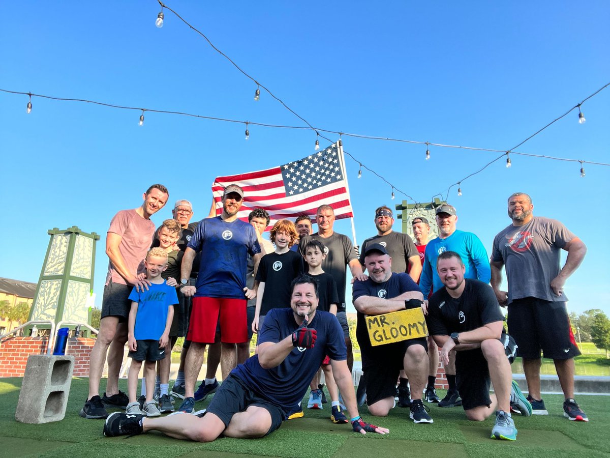 F3Orlando's tweet photo. Here's to another year stronger! Happy early birthday to our own 'Frankandbeans' at F3 Oviedo (aka The Rising) - swapping sweets for sweat on his special day. #BirthdayFlex 08/05/23 https://t.co/tVuAhqZm6C