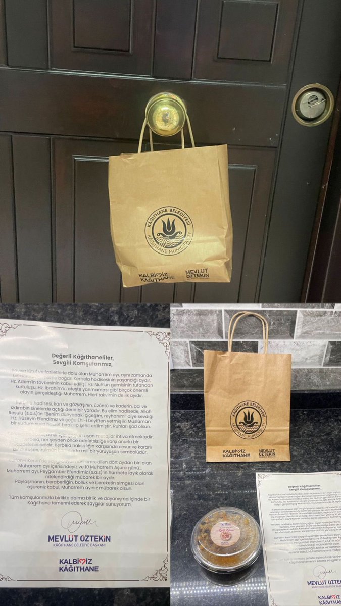 📍Merkez Mahallesi Şelale Evleri Sitesi 

Kağıthane Belediyemizin İkramı Olan Aşureler İçin Kıymetli Belediye Başkanımız <a href="/MevlutOztekin/">Mevlüt Öztekin</a> Bey’e Bu İnce Düşünceleri İçin Teşekkür Ediyoruz.
#KalbimizKağıthane

<a href="/osmannurika/">marianaaberti</a> <a href="/drserkancanturk/">Dr. Serkan Cantürk 🇹🇷</a> <a href="/kagithanebeltr/">Kağıthane Belediyesi</a>