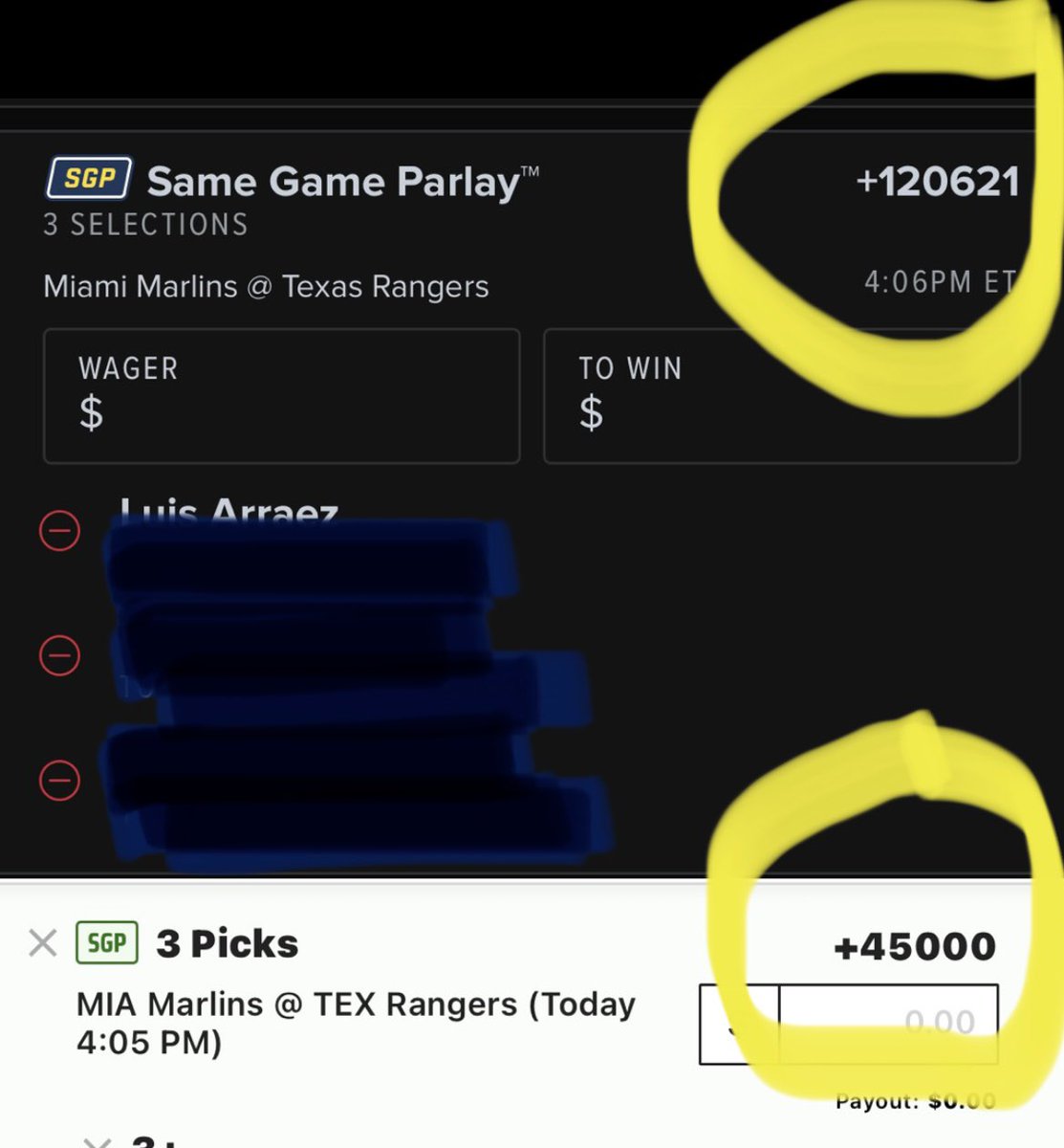 💥HUGE discrepancy here💥
#GamblingTwitter 
120600 on FD 
45000 on DK 
+75,000 EXTRA 👀👀, 
on a 3 legger 

Just RT &amp; ❤️ and shoot me a dm once u do so and I’ll be happy to share with 20 
🍀🍀🍀