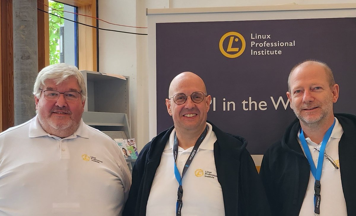 Morgen um 10:00 Uhr erwartet Euch wieder unser Prüfungsteam bei den vergünstigten LPI Prüfungen auf der #FrOSCon in Raum B.118.

@froscon #lpi