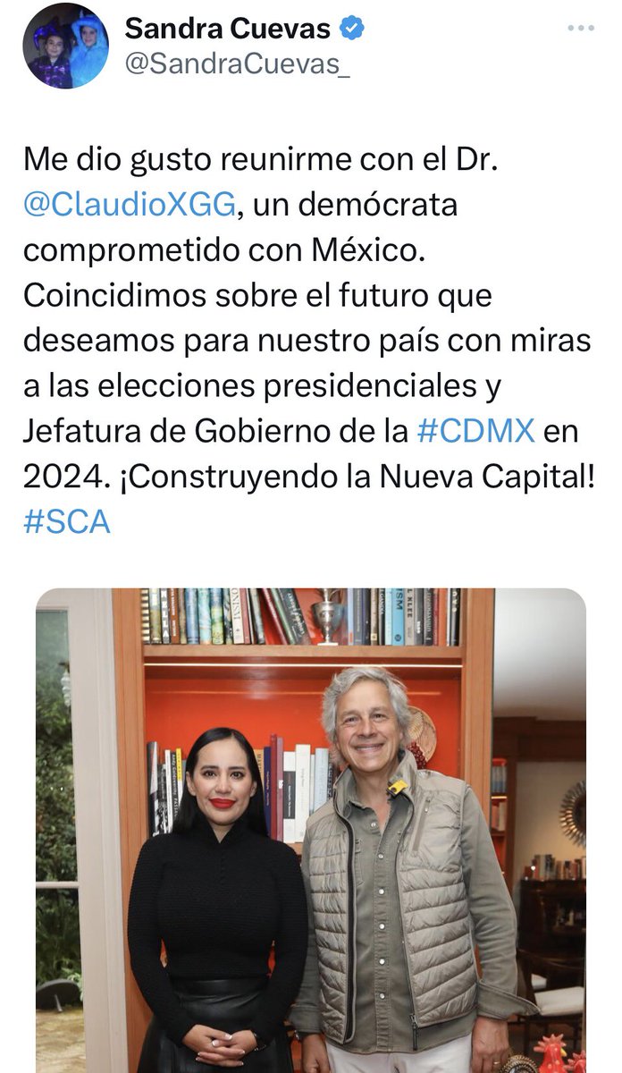 lawreles's tweet photo. Adivinen quién va a ser la candidata de la oposición a la Jefatura de Gobierno de la Ciudad de México… https://t.co/XRETA3DzNW