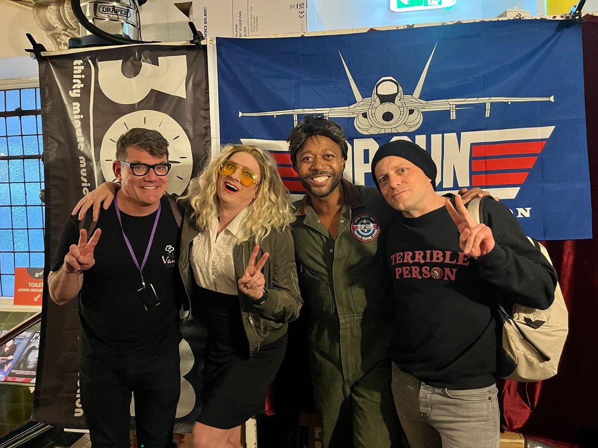 Loved Top Gun: The Musical. RUN to see this weekend at Edinburgh Fringe if you are in town. <a href="/30_MM/">30MM</a> #edfringe23 #FillYerBoots