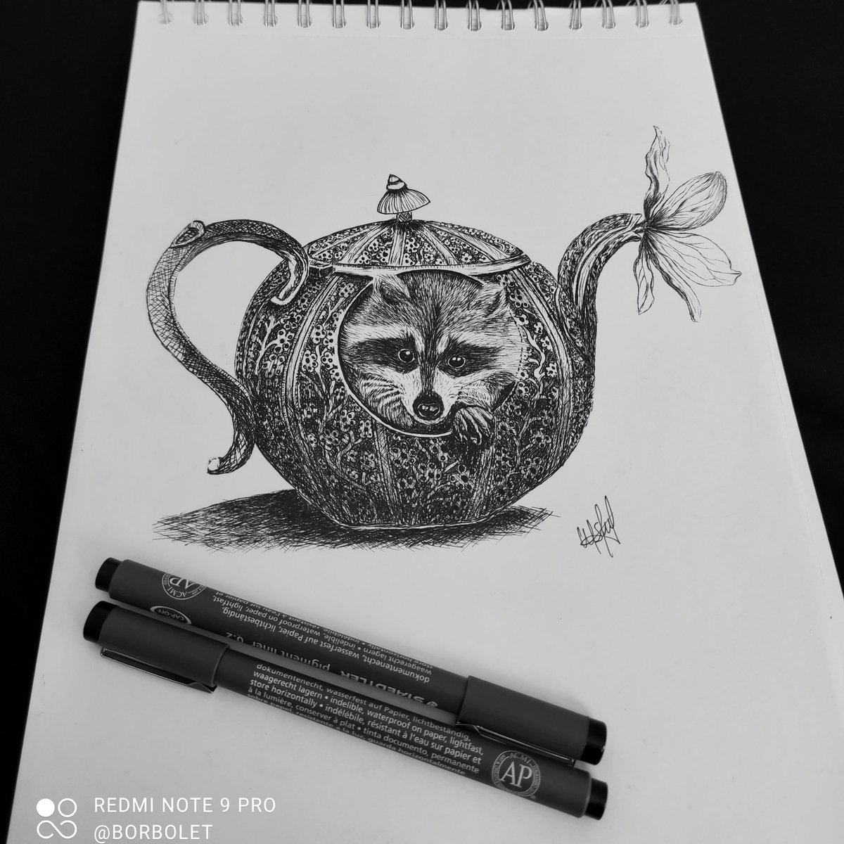 BorboletL's tweet photo. ¡Dibujando ando! Saludos a todos y bendiciones en este hermoso día les comparto esta ilustración que realicé de mi inspiración con la técnica fine liner publicado en @hivearteEsp
Por la dapp @LiketuOfficial solo en @hiveblocks 
#drawing
#art

https://t.co/qCyt6NLvt2 https://t.co/Q8lLych8tN