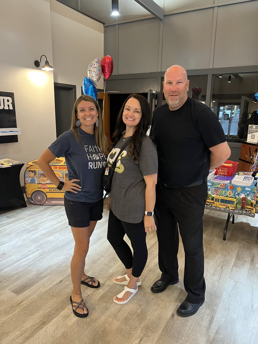 Three Trails Elementary teachers are grateful for generosity from The Church at Three Trails! So many supplies!!! #3TEtothetop #ISDstrong