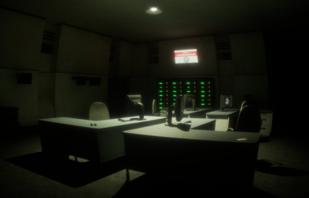 Trial_by_Fir3's tweet photo. For #screenshotsaturday here are some new screens of SCP: Contamination

SCP-012
SCP-087
Security Room 1
Main Lobby area (Still WIP)

#wishlist on #Steam 
Drop a follow for more updates as we progress through development

https://t.co/wEOJovinJw

#SCP @SCPG4MES @scpwiki #gamedev https://t.co/kdBDvwDLvf