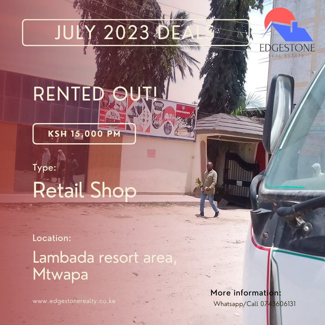 EdgestoneReal's tweet photo. Our team at Edgestone helped dozen of renters in Mtwapa find their dream apartments last month! 
Check out our top 3 deals for the month of July, 2023!

#apartmentsforrent
#housetolet
#househunting https://t.co/m6QCvQQCGM