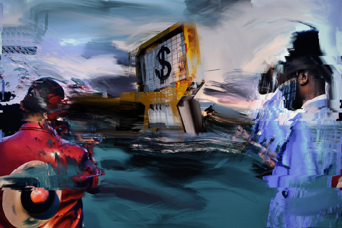 CorralCrypto's tweet photo. Shoutout to the @sovrnart team and all the incredible artists. #sovrnart #cryptoart #aiart https://t.co/RzsSSJiFVQ