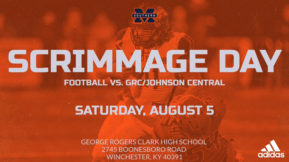 It’s game day for our football team today as they travel to GRC to scrimmage GRC and Johnson Central today!