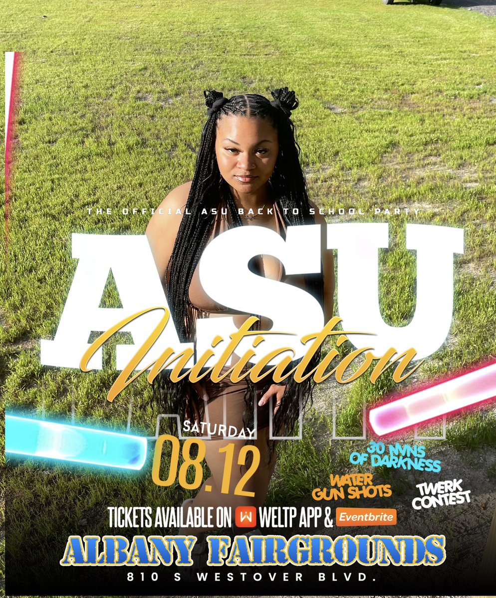 Moneymagicpromo's tweet photo. ‼️‼️‼️Saturday ‼️‼️‼️#ASUBackToSchoolParty @ #Fairgrounds ! #AsuInitiation #ASU27 #ASU26 #ASU25 #ASU24 
@Moneymagicpromo
@Lblockasu
GET TICKETS HERE ASAP 
https://t.co/vGagrU7R7U
#ASU https://t.co/7lipcXs1Ii