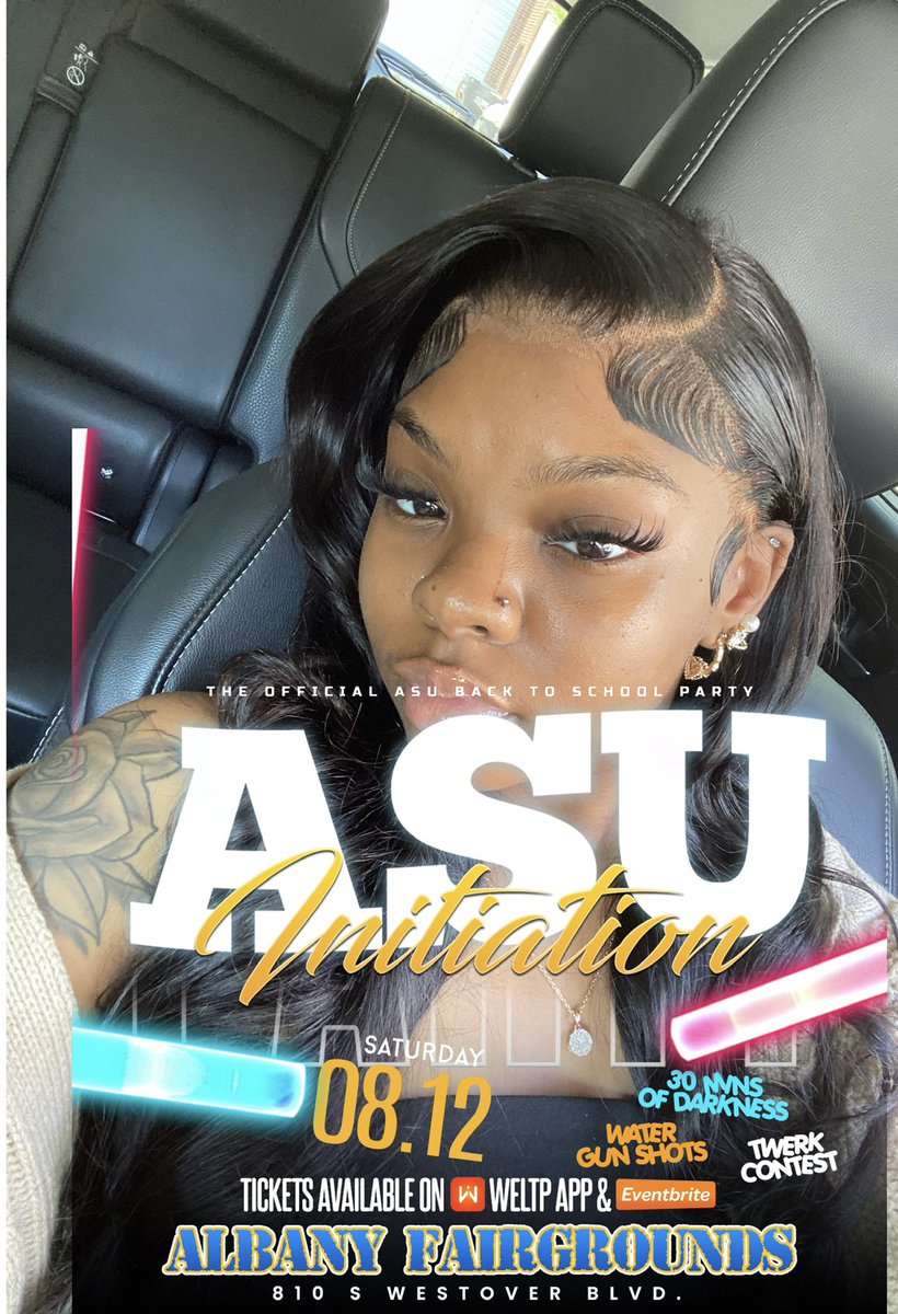 ‼️‼️‼️Saturday ‼️‼️‼️#ASUBackToSchoolParty @ #Fairgrounds ! #AsuInitiation #ASU27 #ASU26 #ASU25 #ASU24 
<a href="/Moneymagicpromo/">MoneyMagic Promotions</a>
@Lblockasu
GET TICKETS HERE ASAP 
weltp.com/event/23
#ASU