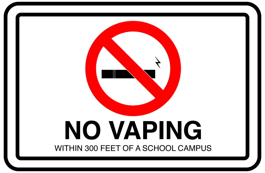 There has been a change to state law and state education code regarding vaping. Any student in possession of, using or distributing vapes, e-cigarettes or diffuser sticks/aromatherapy pens on or within 300 feet of a school campus will be removed from class and placed in DAEP.