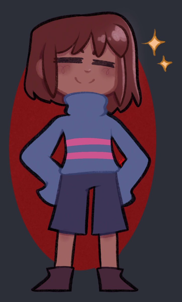 FRISK!! I think they are so silly and neat,,