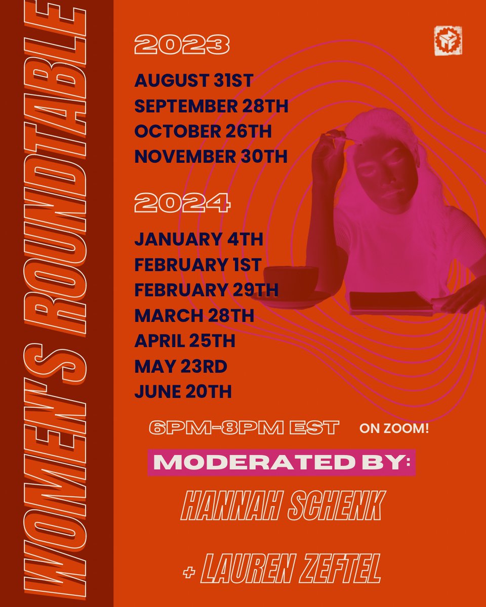 💪👩‍🎤 Calling all women in musical theatre: mark your calendars for this season! Women's Roundtable is a space to connect, inspire, and amplify your voices. Sign ups coming soon! 🗓️🌈 #MTFRoundtables #WomenInArts #WritersGroup #FeedbackSpace #GenerativeSpace #OnlineEvent