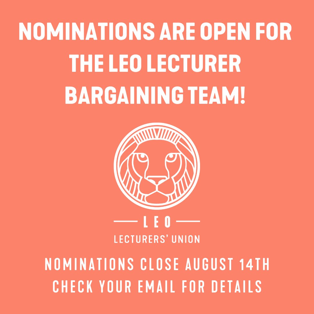 LEOUnionUmich's tweet photo. ONLY 10 DAYS remain to nominate for the LEO Lecturer Bargaining Team and Chief Negotiator positions. The Bargaining Team is integral to LEO winning a strong next lecturer contract! Nominate yourself or a colleague at https://t.co/X8oCVFA0ak #RespectTheLecs https://t.co/27z0AsllXp