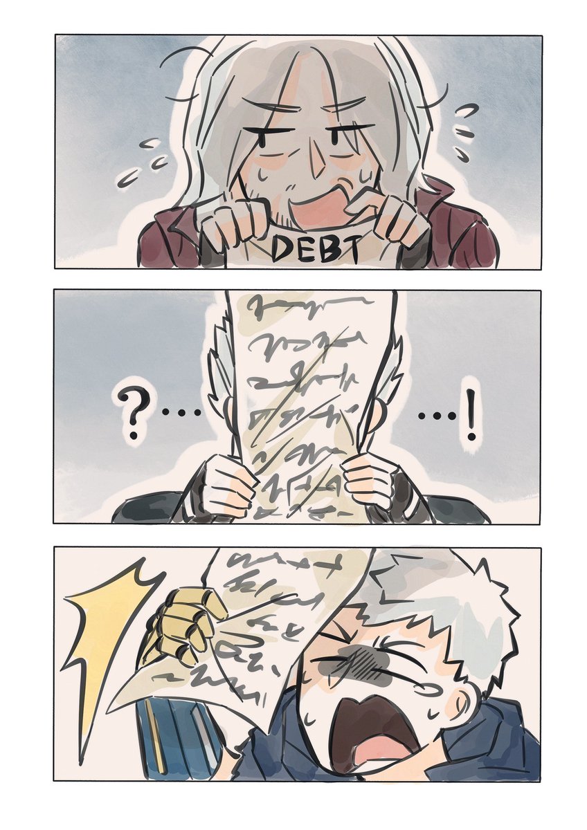 When you have to admit your heavy debt… #DMC #DevilMayCry