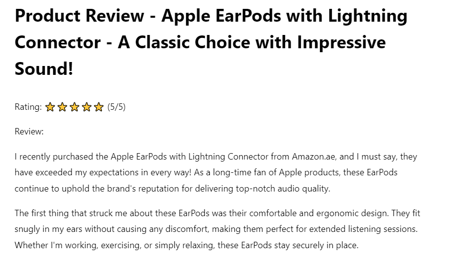 yellowpagegulf's tweet photo. Product Review – Apple EarPods with Lightning Connector – A Classic Choice with Impressive Sound!
https://t.co/VFJ9FS41LE https://t.co/KLPRyh4ihV