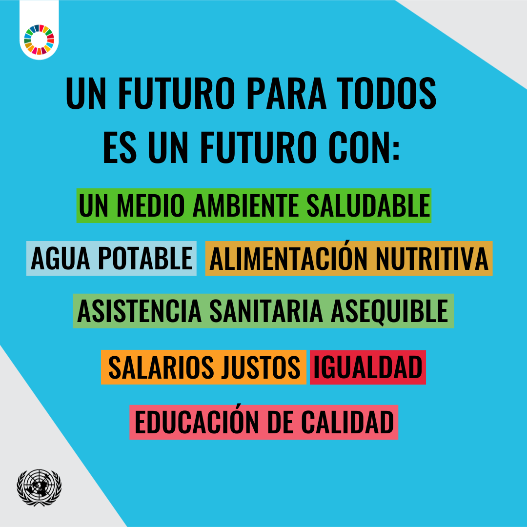 2023 es el año de la acción decisiva para los #ObjetivosMundiales, el plan mundial para un futuro mejor.

Todos podemos poner de nuestra parte, desde la toma de conciencia sobre las desigualdades hasta la #AcciónClimática.

Infórmate aquí y #ActúaAhora ⤵️

un.org/es/actnow