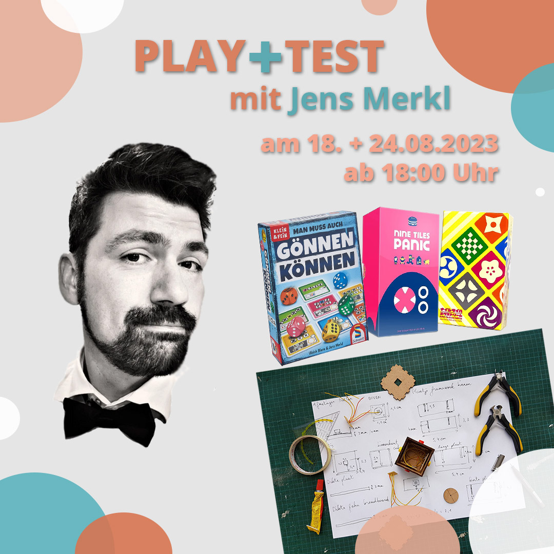 playceFFM's tweet photo. Das Playce bekommt Besuch! ❤️

Jens Merkl (@midigonzales), Autor von Spielen wie "Man muss auch gönnen können"🎲 , "Nine Tiles Panic"👽  oder "Spaceship Unity"🚀 , kommt nach Frankfurt ins Playce um seinen neuen Prototypen zu testen.🤩 Und zwar mit euch!

#playce #jensmerkl https://t.co/K68GWiR49s