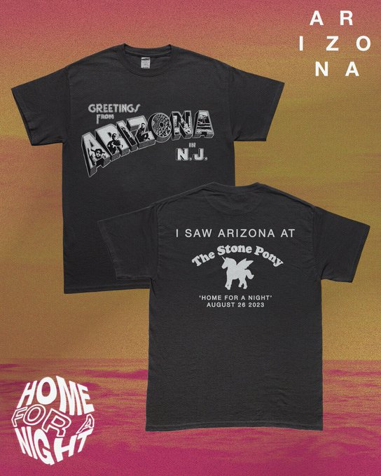 Asbury Park! We&rsquo;re making a very limited run of 125 shirts for our Stone Pony show on August 26th! And