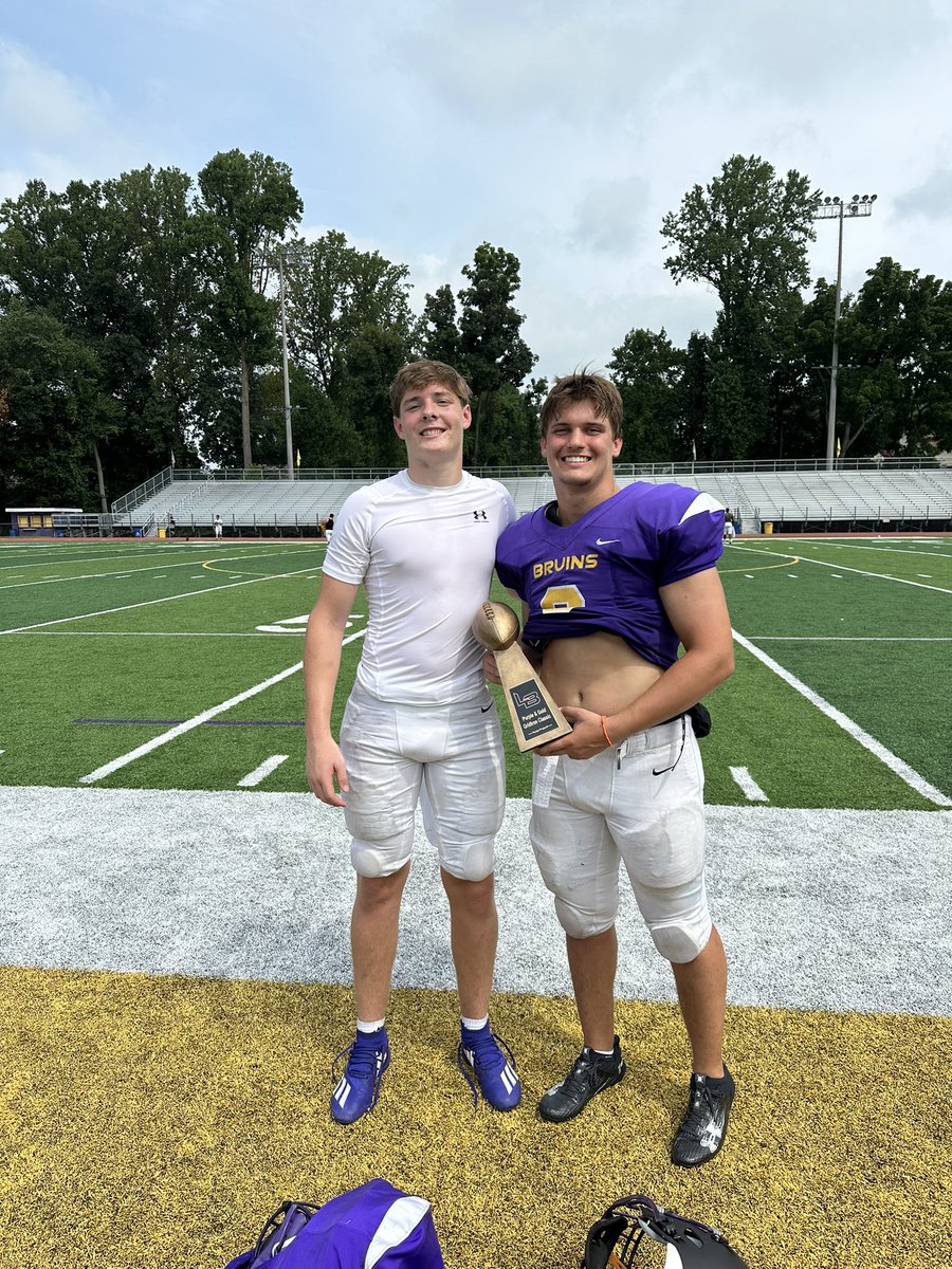 Coach Doc (@mdoc376) on Twitter photo 1st Annual Purple & Gold Gridiron Classic win goes to <a href="/OnePlayDrive/">Coach Till</a> and Team Purple 17-15. <a href="/crgallant14/">Carson Gallant</a> MVP with a pick 6 and game winning FG. At the end we are all back together as Bruins! Great game! <a href="/LakeBraddockFB/">Lake Braddock ๐</a> <a href="/LBathletic/">LB Bruins Athletics</a> <a href="/bruin_boosters/">Bruin Boosters - Lake Braddock</a> <a href="/bruins_atp/">LB Athletic Training</a> <a href="/FCPSLBSS/">Lake Braddock SS</a> ๐๐ช 1st Annual Purple & Gold Gridiron Classic win goes to <a href="/OnePlayDrive/">Coach Till</a> and Team Purple 17-15. <a href="/crgallant14/">Carson Gallant</a> MVP with a pick 6 and game winning FG. At the end we are all back together as Bruins! Great game! <a href="/LakeBraddockFB/">Lake Braddock ๐</a> <a href="/LBathletic/">LB Bruins Athletics</a> <a href="/bruin_boosters/">Bruin Boosters - Lake Braddock</a> <a href="/bruins_atp/">LB Athletic Training</a> <a href="/FCPSLBSS/">Lake Braddock SS</a> ๐๐ช