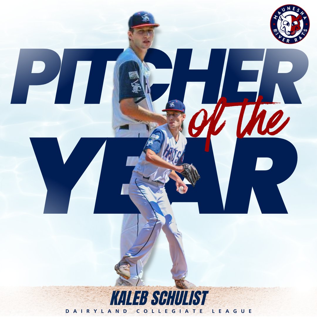 The 2023 Pitcher of the Year goes to <a href="/k_schulist/">Kaleb Schulist</a> (<a href="/uwpbaseball/">Parkside Baseball</a>) from the Maunesha River Rats 🏆