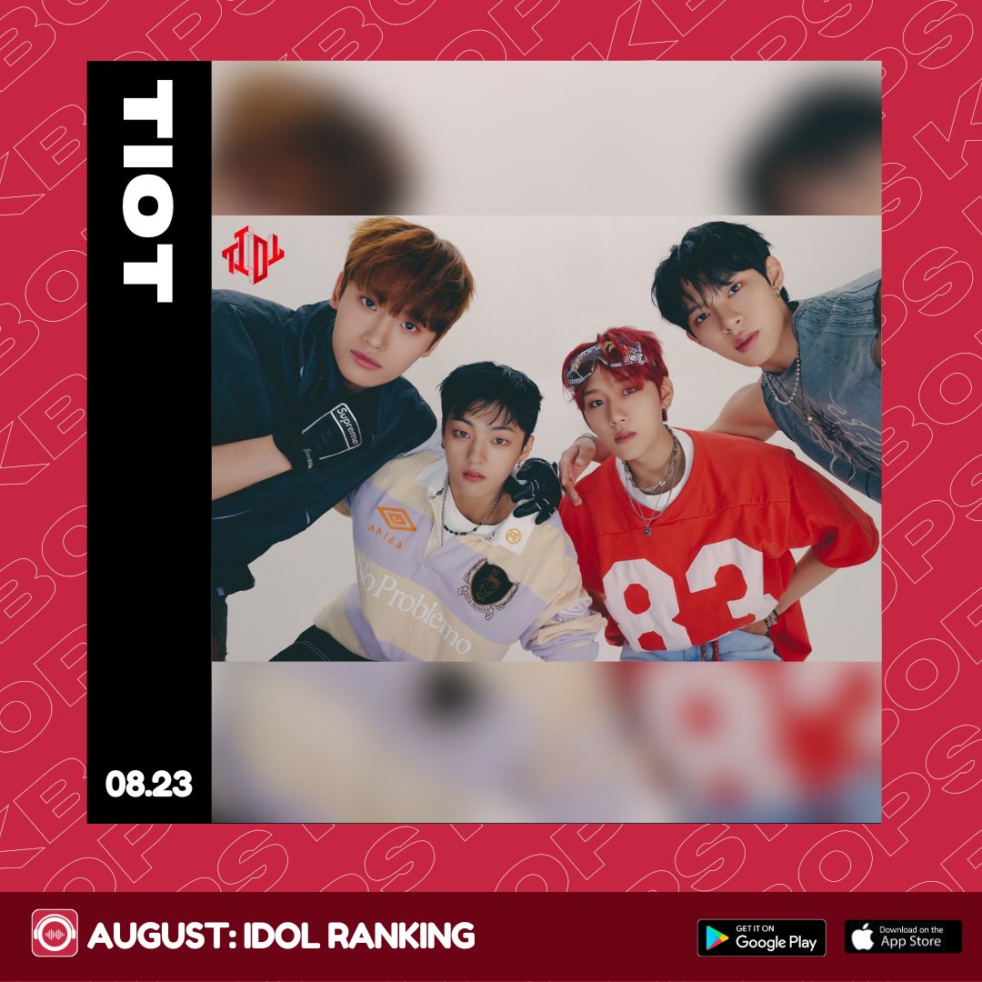 kBOPS_global's tweet photo. #TIOT  is nominated for this month's August IDOL of the Month!

📱kBOPS APP
📍https://t.co/t57QNBVFh8

🌍Website Voting
📍https://t.co/59QhwBUnOS

Retweet this post to get more votes!

1 Retweet = 3 KPoints
📆Ends 08.07 12:00 PM KST

@TIOT_NOW #kBOPS