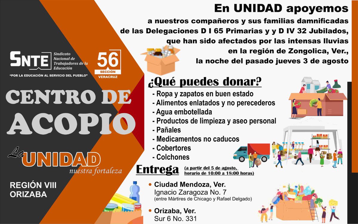 SNTE56Veracruz's tweet photo. Solicitud de Apoyo 

#𝙎𝙤𝙮𝙎𝙉𝙏𝙀56 🟠
#𝗟𝗮𝗨𝗻𝗶𝗱𝗮𝗱𝗡𝘂𝗲𝘀𝘁𝗿𝗮𝗙𝗼𝗿𝘁𝗮𝗹𝗲𝘇𝗮 🙋🙋‍♂️ ✅
#𝙋𝙖𝙡𝙖𝙗𝙧𝙖𝘿𝙚𝙈𝙖𝙚𝙨𝙩𝙧𝙤 👩‍🏫👨🏻‍🏫✅
#𝗣𝗼𝗿𝗟𝗮𝗘𝗱𝘂𝗰𝗮𝗰𝙞𝙤́𝙣𝘼𝙡𝙎𝙚𝙧𝙫𝙞𝙘𝙞𝙤𝘿𝙚𝙡𝙋𝙪𝙚𝙗𝙡𝙤 📚🏘️ https://t.co/mBVgAu3GzO