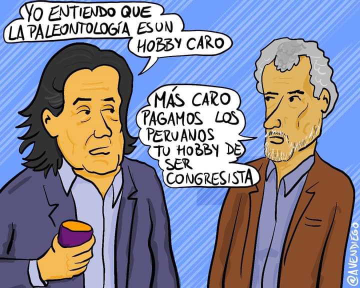 “Yo entiendo que siendo un ‘hobby’ tan caro, hay responsabilidades más importantes que atender en el país”.

Congresista “camote” Edward Málaga, menospreció el trabajo científico del paleontólogo peruano Mario Urbina, responsable del hallazgo más importante de los últimos