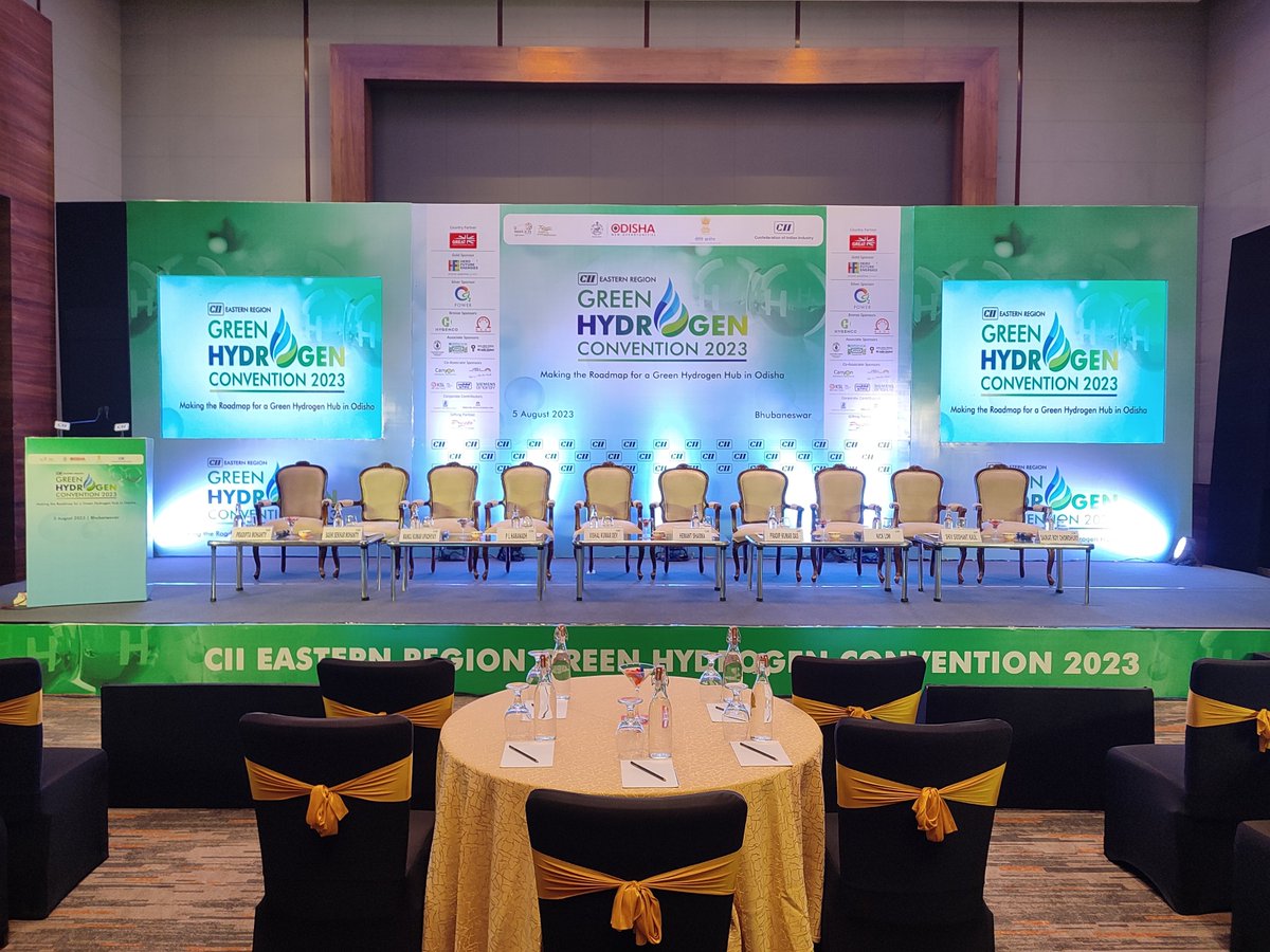 We're proud to take part in the maiden edition of the Green Hydrogen Convention organised by Confederation of Indian Industry (CII) – Eastern Region in collaboration with NITI Aayog and State Government of Odisha in Bhubaneshwar, Odisha.

#TSSEZL #GIP #FindAmazingPossibilities