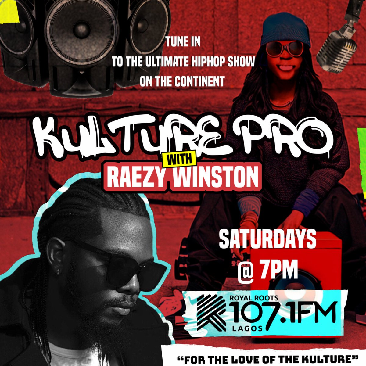 IAM_DJEQUALIZA's tweet image. #TONIGHT 📻💥📌 @r21071lagos 

#KulturePro W/ @RaezyWinston