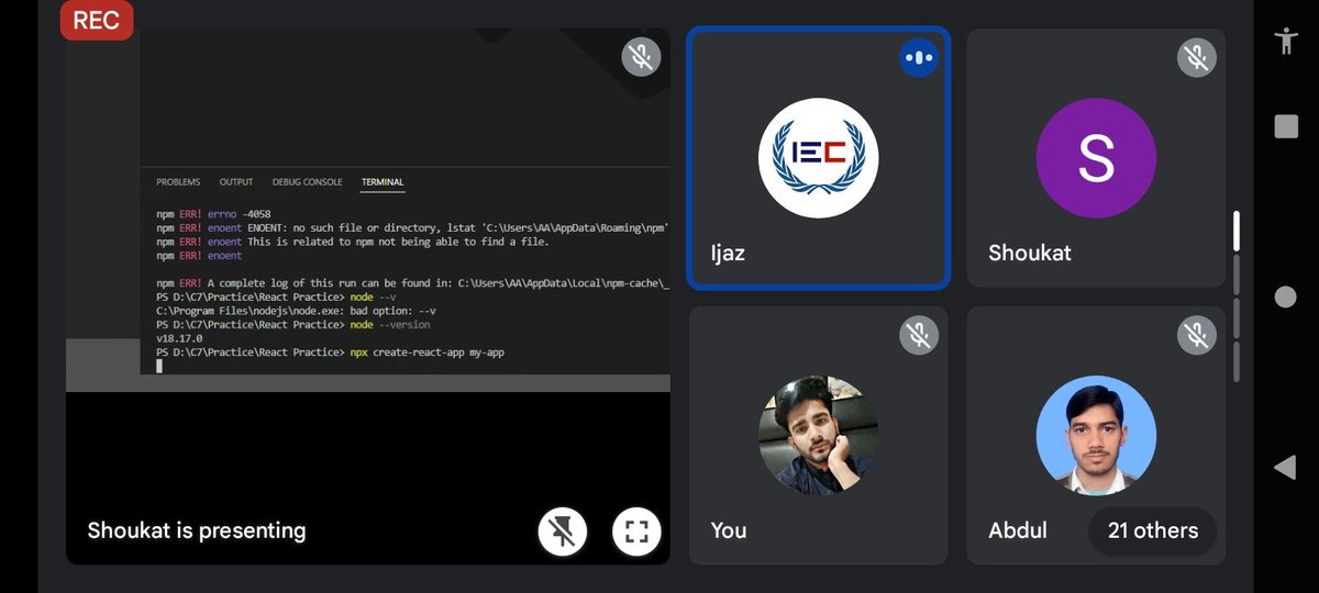 hubali_'s tweet image. Today, we began using React.js, a strong JavaScript tool for making interactive things on websites. We also Installed in Our Pc Node.js.
@salahkhawaja
@wardahn00r
@xWavepk
#Pakistan
#SindhKhairpur
#Frontend_web_Development