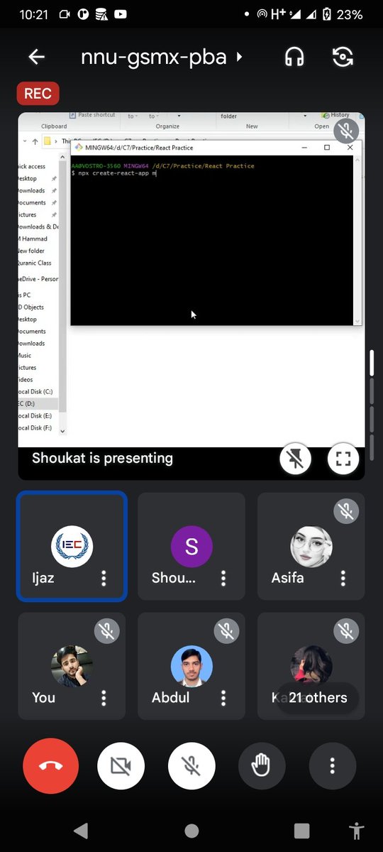 hubali_'s tweet image. Today, we began using React.js, a strong JavaScript tool for making interactive things on websites. We also Installed in Our Pc Node.js.
@salahkhawaja
@wardahn00r
@xWavepk
#Pakistan
#SindhKhairpur
#Frontend_web_Development